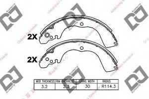 Фото Комплект гальмівних колодок DJ PARTS BS1367