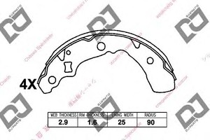 Фото Комплект гальмівних колодок DJ PARTS BS1079