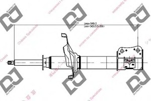 Фото Амортизатор DJ PARTS DS1081GS