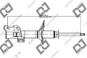 Фото Амортизатор DJ PARTS DS1096GS