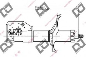 Фото Амортизатор DJ PARTS DS1189GS