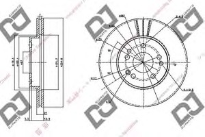 Фото Гальмівний диск DJ PARTS BD1120