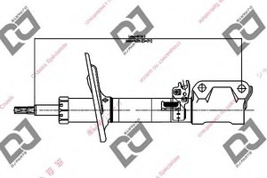 Фото Амортизатор DJ PARTS DS1722GS