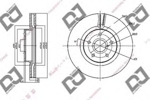 Фото Гальмівний диск DJ PARTS BD2091