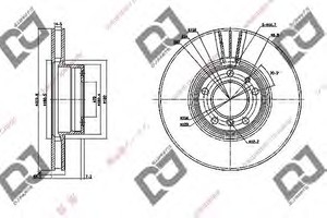 Фото Гальмівний диск DJ PARTS BD1159