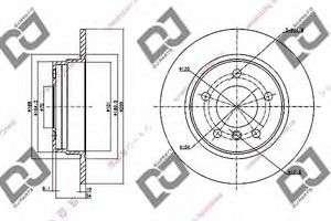 Фото Гальмівний диск DJ PARTS BD1179