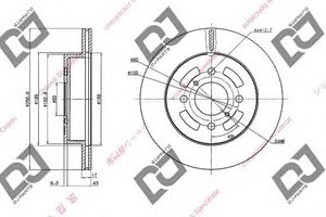 Фото Гальмівний диск DJ PARTS BD1947