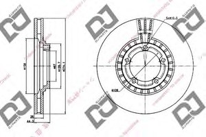 Фото Гальмівний диск DJ PARTS BD1256