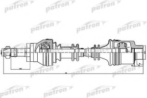 Фото Привідний вал Patron PDS0093