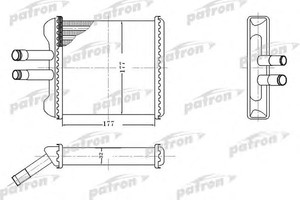 Фото Теплообмінник, отоплення салону Patron PRS2083