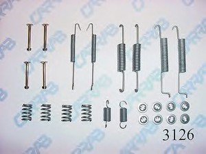 Фото Комплектуючі, гальмівна колодка CARRAB BRAKE PARTS 3126