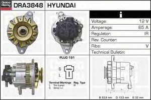 Фото Генератор ACDelco DRA3848