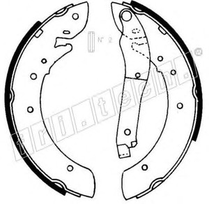 Фото Комплект гальмівних колодок fri.tech. 1079.184