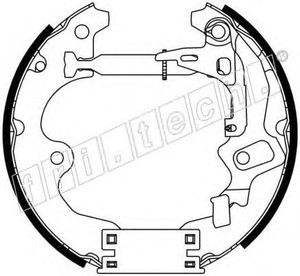 Фото Комплект гальмівних колодок fri.tech. 16328