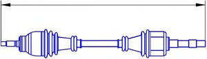 Фото Привідний вал SERCORE 12911