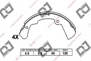 Фото Комплект гальмівних колодок DJ PARTS BS1101