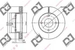 Фото Гальмівний диск DJ PARTS BD2042