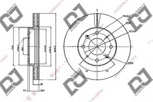 Фото Гальмівний диск DJ PARTS BD2079