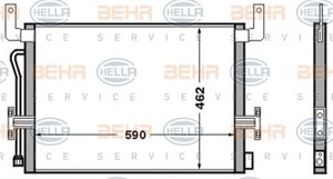 Фото Конденсатор, кондиціонер Behr Hella Service 8FC 351 306-521