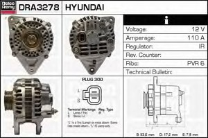 Фото Генератор ACDelco DRA3278