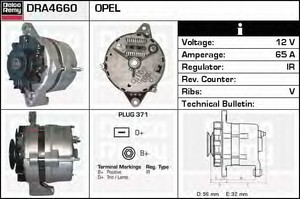 Фото Генератор ACDelco DRA4660