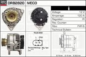 Фото Генератор ACDelco DRB2820