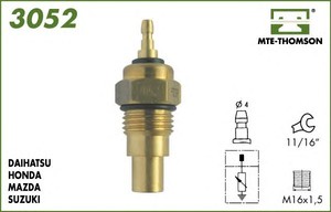 Фото Датчик, температура охолоджуючої рідини MTE-THOMSON 3052