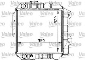 Фото Радіатор, охолодження двигуна Valeo 730460