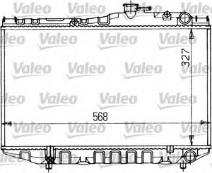 Фото Радіатор, охолодження двигуна Valeo 730470