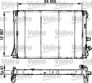 Фото Радіатор охолоджування Valeo 731529