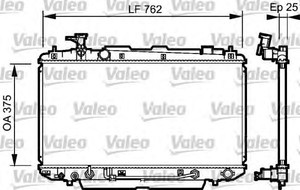 Фото Радіатор, охолодження двигуна Valeo 734493