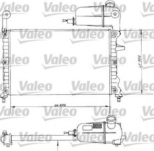 Фото Радіатор, охолодження двигуна Valeo 816713