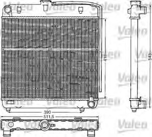 Фото Радіатор, охолодження двигуна Valeo 883777