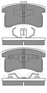 Фото Комплект гальмівних колодок, дискове гальмо IPS Parts IBD1695