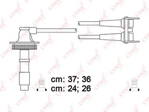 Фото Комплект дротів запалювання LYNXauto SPC7815