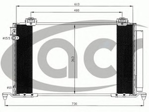 Фото Конденсатор, кондиціонер ACR 300628