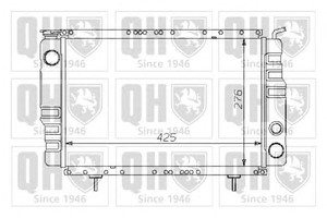 Фото Радіатор, охолодження двигуна QUINTON HAZELL QER1302