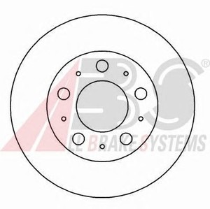 Фото Гальмівний диск ABS 17055 OE