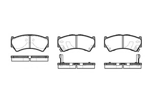 Фото Гальмівні колодки KAVO PARTS 0592 52