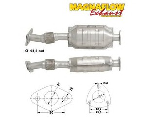 Фото Каталізатор MAGNAFLOW 85812