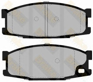 Фото Комлект гальмівних колодок, дисковий механізм Brake ENGINEERING PA1373