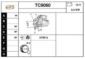 Фото Стартер SNRA TC9060