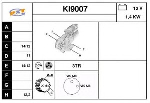 Фото Стартер SNRA KI9007