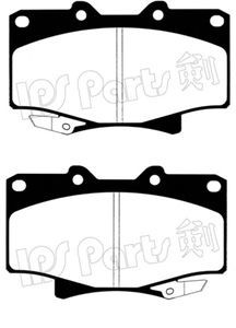 Фото Комплект гальмівних колодок, дискове гальмо IPS Parts IBD1292