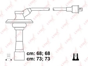 Фото Комплект дротів запалювання LYNXauto SPC7110