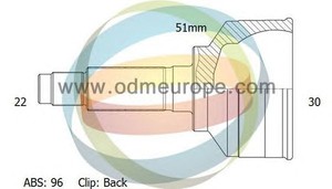 Фото Шарнірний комплект, приводний вал ODM-MULTIPARTS 12-211658