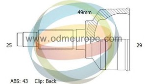 Фото Шарнірний комплект, приводний вал ODM-MULTIPARTS 12-300734