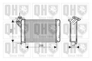 Фото Теплообмінник, отоплення салону QUINTON HAZELL QHR2078
