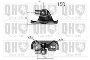 Фото Газовая пружина, крышка багажник QUINTON HAZELL QTS840272