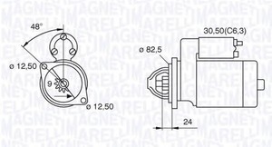 Фото Стартер Magneti Marelli 063521090470